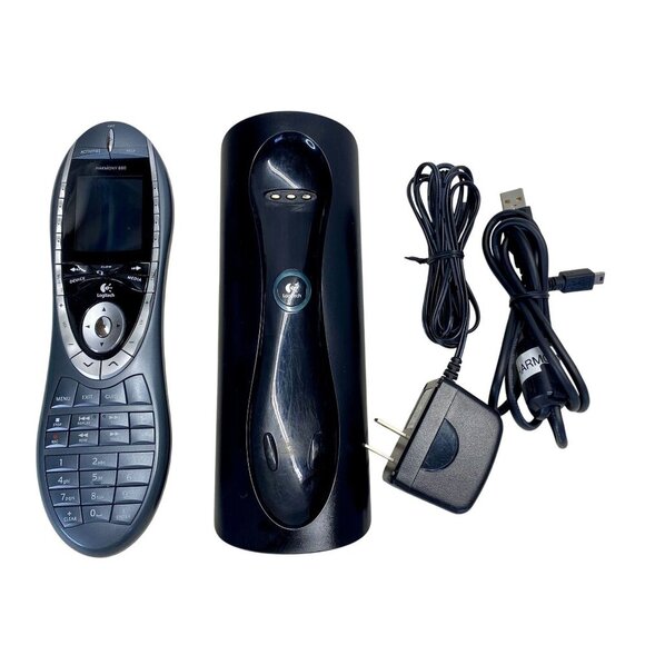 Logitech Harmony 880 Universal Remote W/ Charging Dock & Power Adapter - Picture 2 of 5